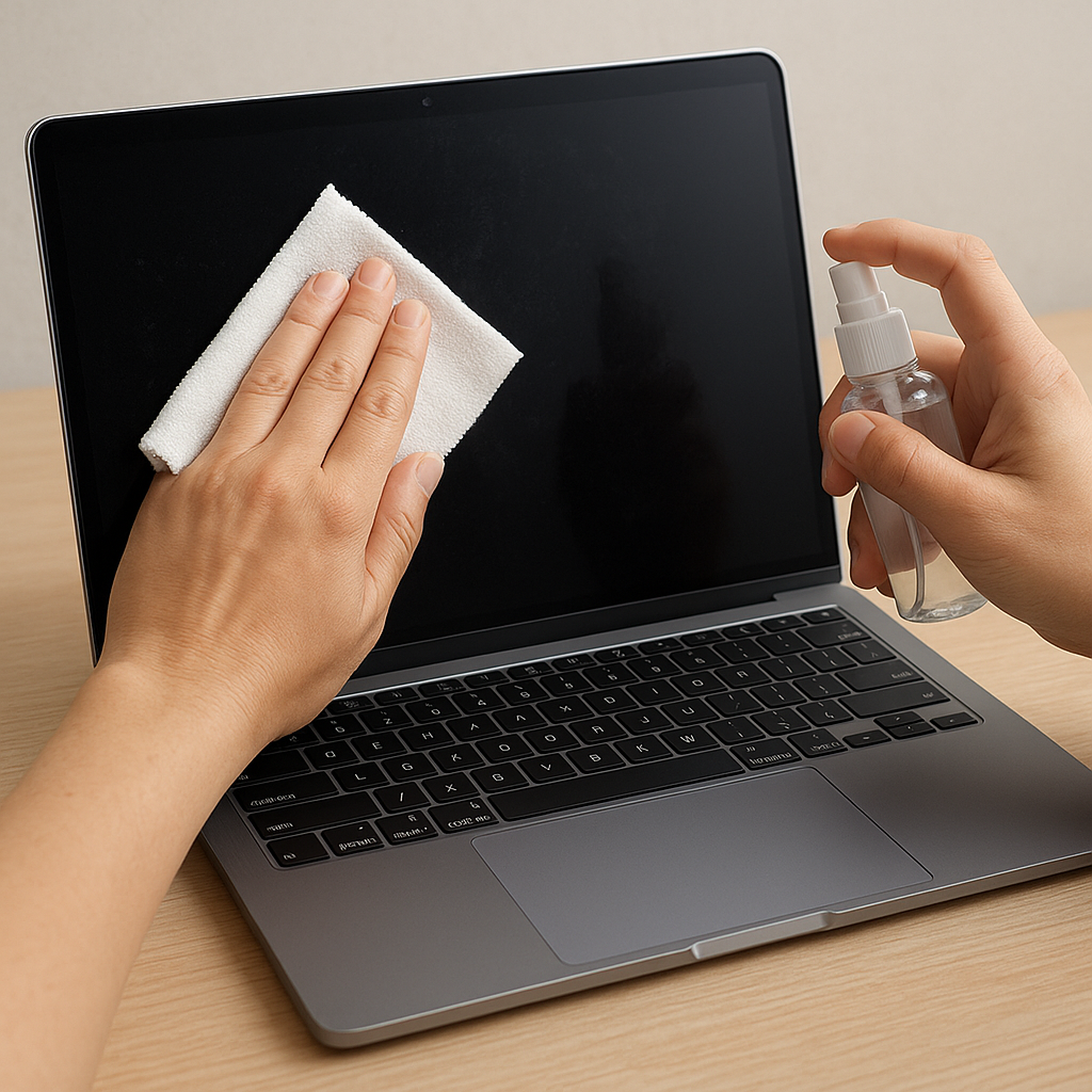 Wie man das Display richtig reinigt