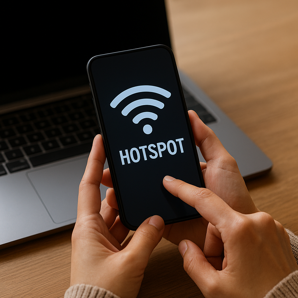Wie man das Handy als Hotspot nutzt