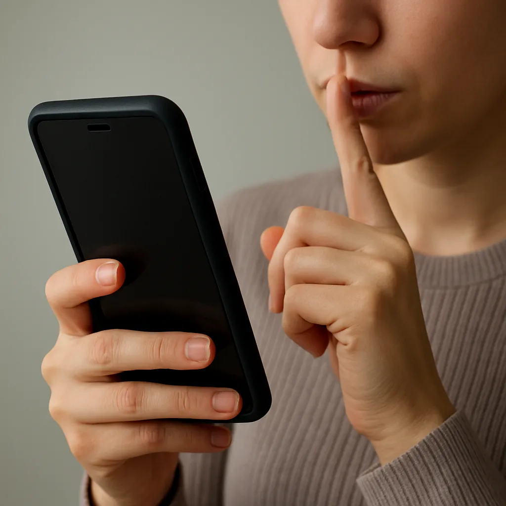 Wie man das Handy vor neugierigen Blicken schützt